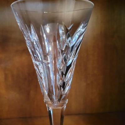 Waterford Crystal Clock and Flutes (LR-DW)