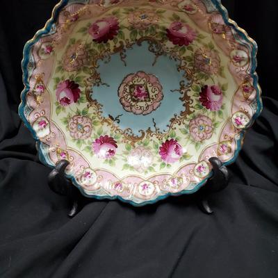 Vivid Pink Floral Bowl