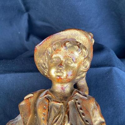 VINTAGE BORGHESE COLLECTIBLE CHALK-WARE EDWARDIAN FIGURINES