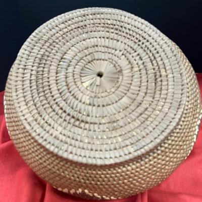 Handwoven Lidded Basket