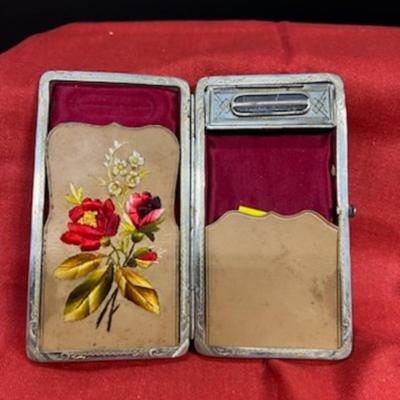Vintage Leather Calling Card & Cigarette Case