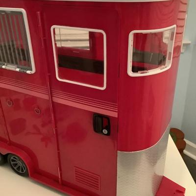 American Girl Doll Horse Trailer and accessories