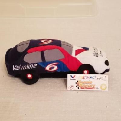 Nascar Beanie Racers. Set of 6 with storage containers. Excellent Condition.