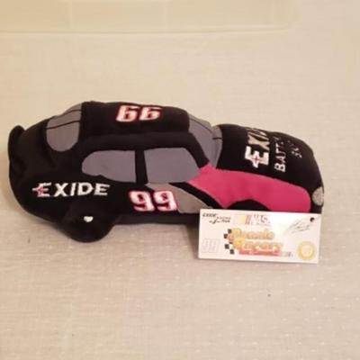 Nascar Beanie Racers. Set of 6 with storage containers. Excellent Condition.