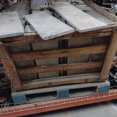 Crate of Solid Slate Stone Flooring Planks 24