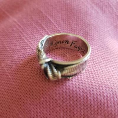 Mignon Faget Sterling Medium Bow Ring