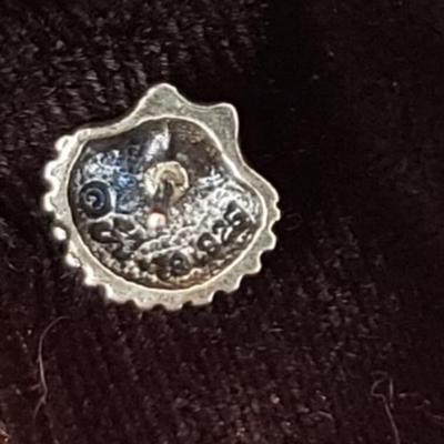Mignon Faget Scallop Earrings. Sterling.