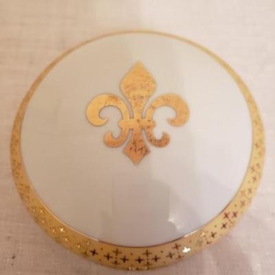 Italian design ceramics fine porcelain jewelry casket