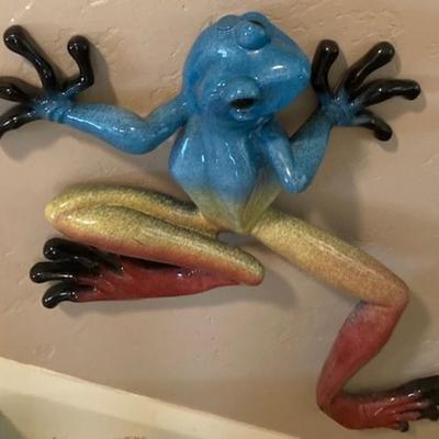 Kitty's Critters Big Dez Wall Mount Frog Sculpture