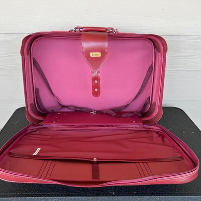 LYNX Vintage Classic Burgundy Suitcase set