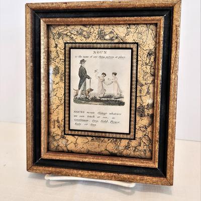 Lot #53 Charming Framed Print in Florentine Frame