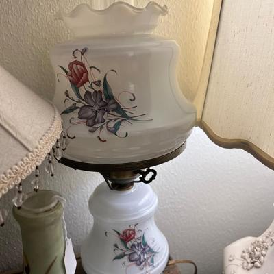 Vintage Oil Hurricane Lamp
