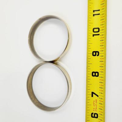 FANTASTIC THICK GOLD TONED BANGLE BRACELETS