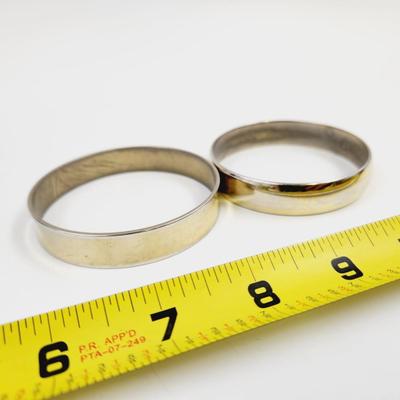 FANTASTIC THICK GOLD TONED BANGLE BRACELETS