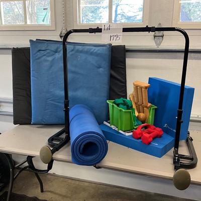 1775 Lot of Yoga Exercise Equipment