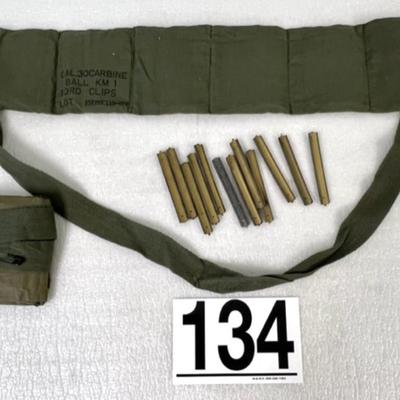 Pair of .30 Caliber Ammo Belts