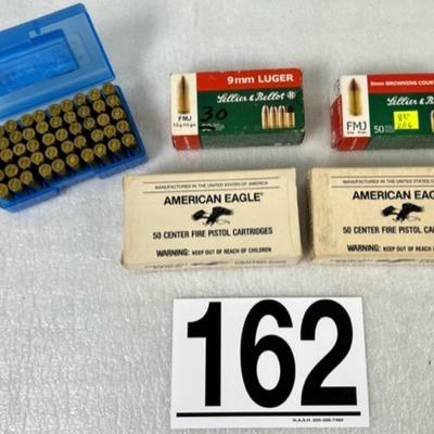 230 Rounds of 9mm Ammo (NO SHIPPING)