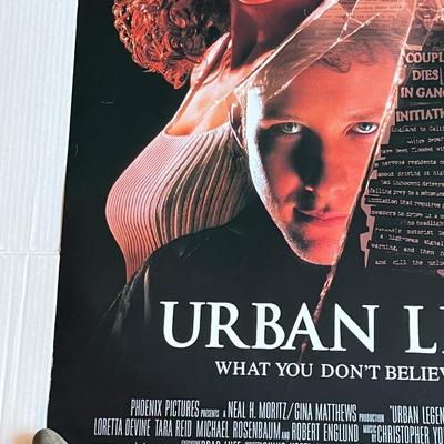 LOT 5: Urban Legends Movie Poster - 1993 - 40