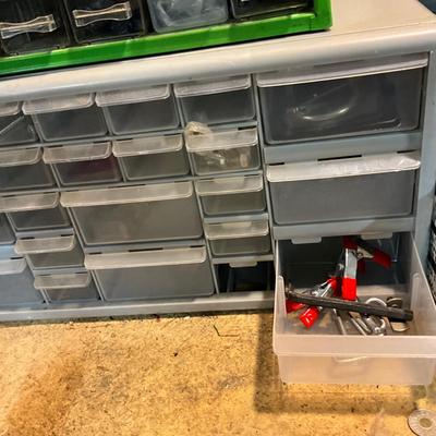 1788 organizing Containers full of Nails Screws