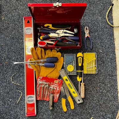 1791 Tool Box Lot Assorted Hand Tools