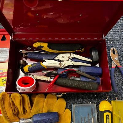1791 Tool Box Lot Assorted Hand Tools