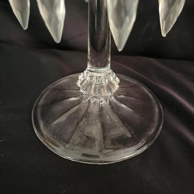 Glass Basket and Candleholders (FR-DW)
