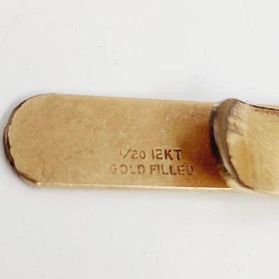 VINTAGE 1/20 12K GOLD FILLED TIE CLIP