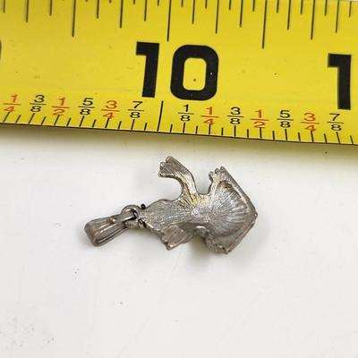 SMALL PEWTER FROG CHARM