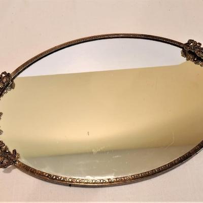 Lot #66 Vintage Mirrored Dressing Table Tray