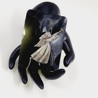 BEAUTIFUL PEWTER ANGEL PIN