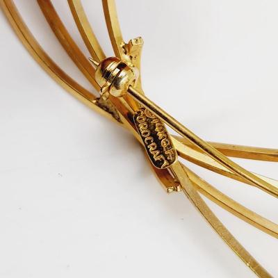 VINTAGE COROCRAFT 14K GOLD FILLED BROOCH