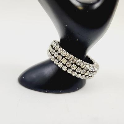 VINTAGE EXPANDABLE RHINESTONE BRACELET