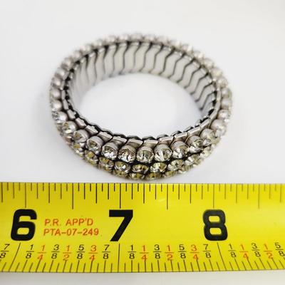 VINTAGE EXPANDABLE RHINESTONE BRACELET
