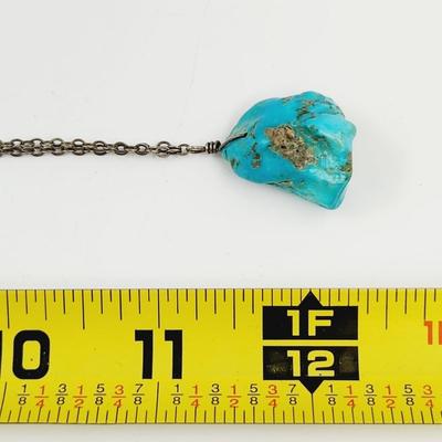 FANTASTIC SILVER & TURQUOISE NECKLACE