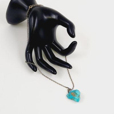 FANTASTIC SILVER & TURQUOISE NECKLACE