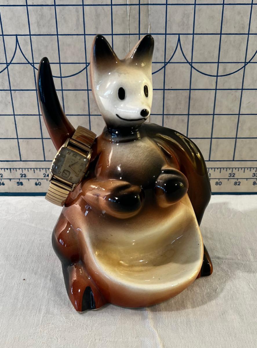 Boxing Kangaroo Valet w/ 10K RPG Elgin Wrist Watch