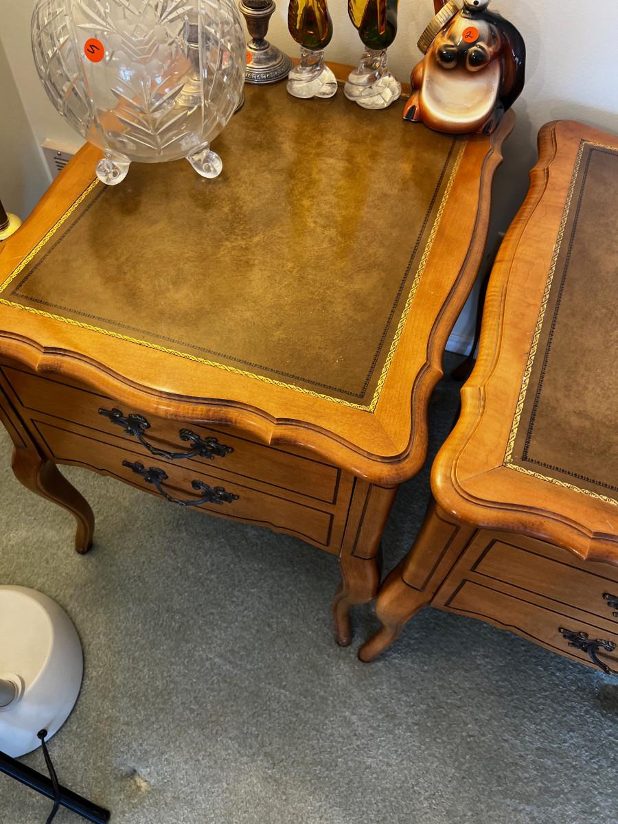 2 French Provincial End Tables