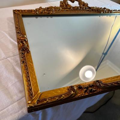 Gold Toned Framed Mirror