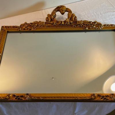 Gold Toned Framed Mirror