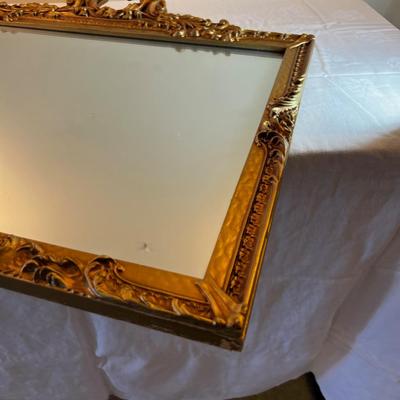 Gold Toned Framed Mirror