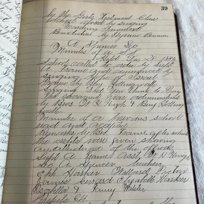 Record of Taylorsville Sunday School 1884-1888
