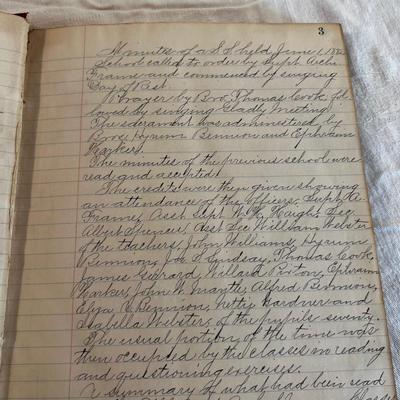 Record of Taylorsville Sunday School 1884-1888