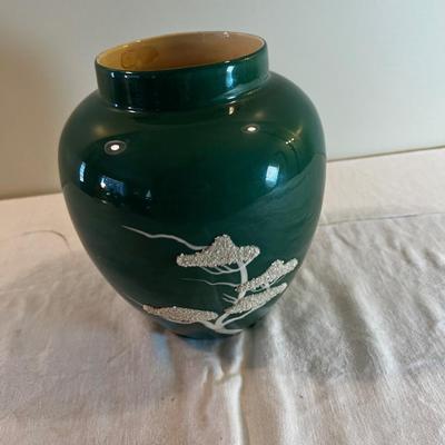 Weilware Asian Inspired Green Vase