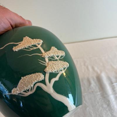Weilware Asian Inspired Green Vase
