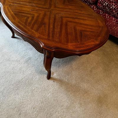 Oval French Provincial DREXEL Coffee Table 