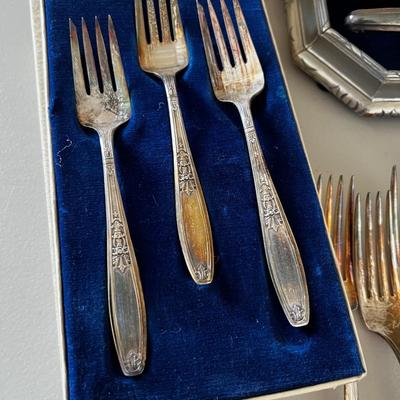 Silver Plated Flatware + Serving 1847 Rogers Brothers Service for 12