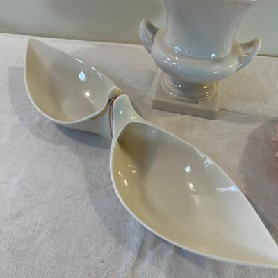 3 Pieces of Lenox: Vase and (2) Serving Dishes 