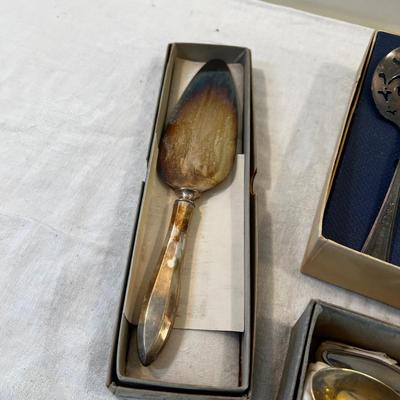 Silver Plated Serving and Spoons