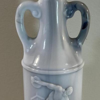 Glass Discus Thrower Liquor Bottle 