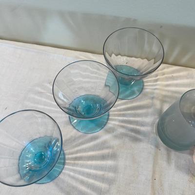 Colored Stemware and glasses (9)